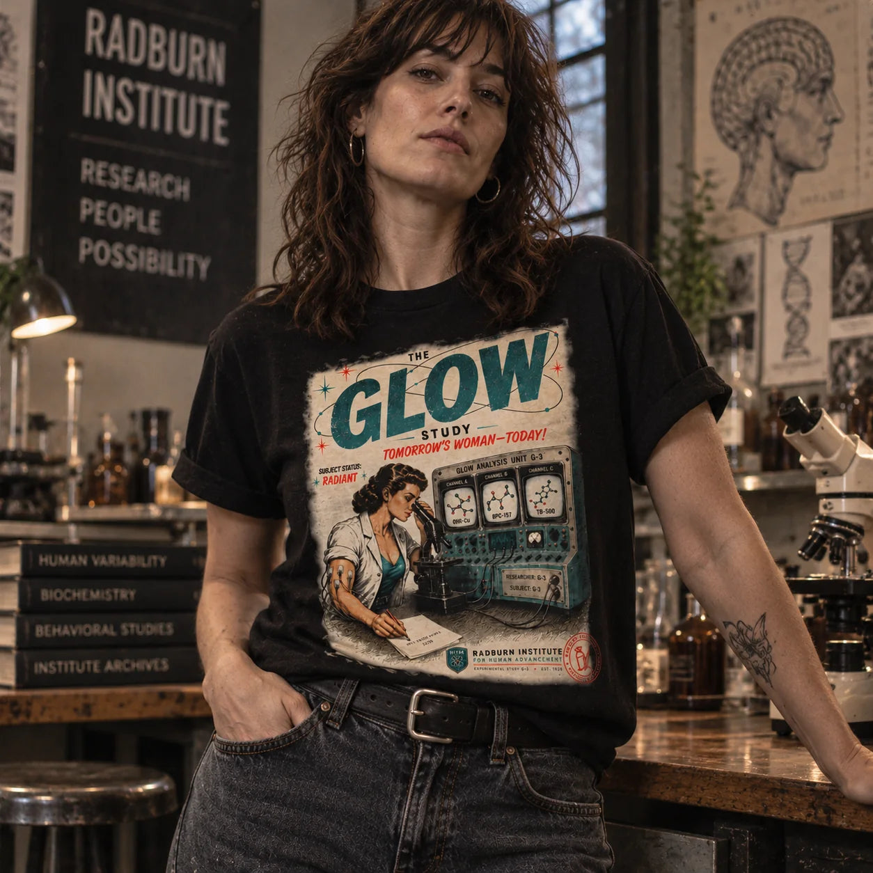 Current reproduction of the GLOW Study garment