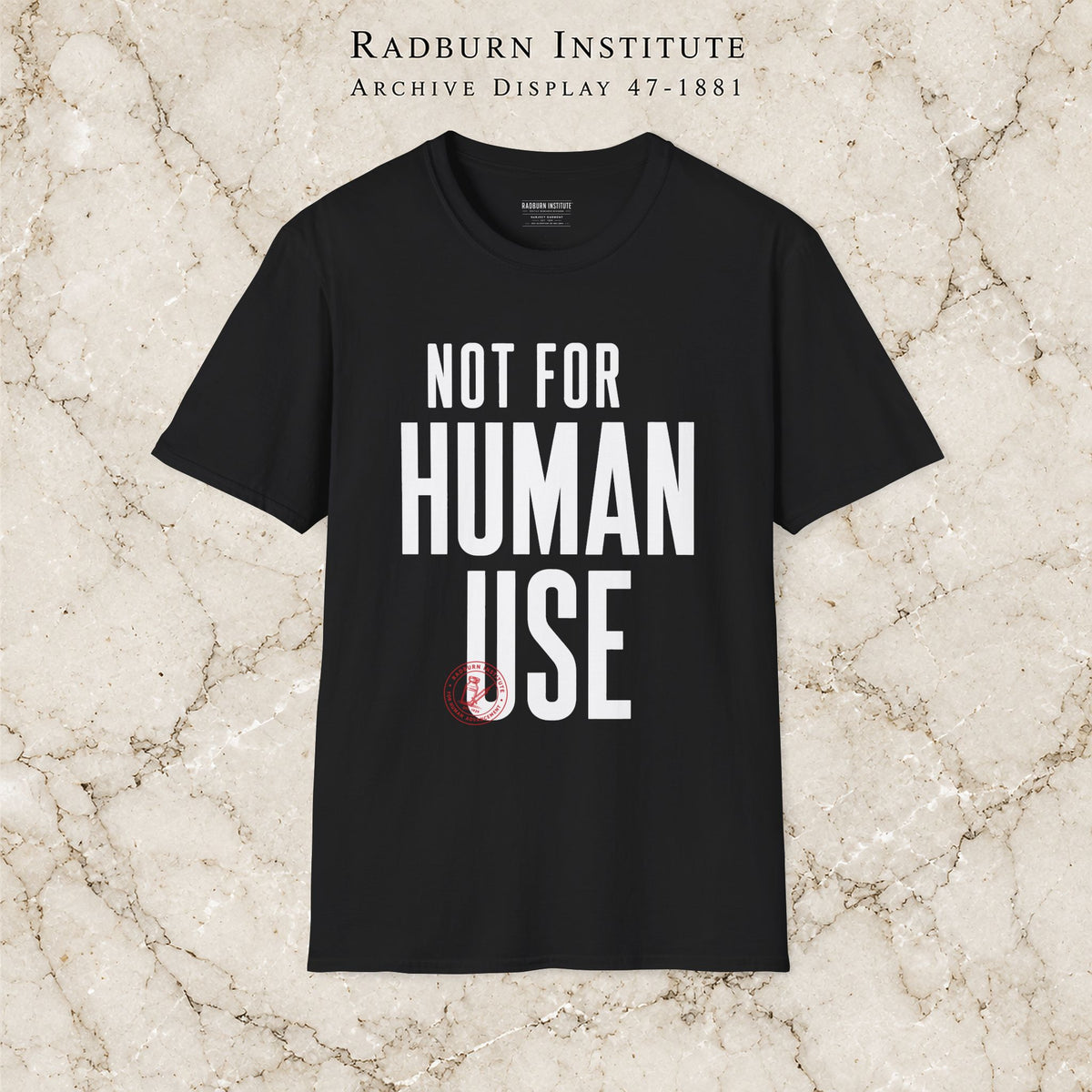 NOT FOR HUMAN USE Garment in black, shown in a product or model view | color:Black