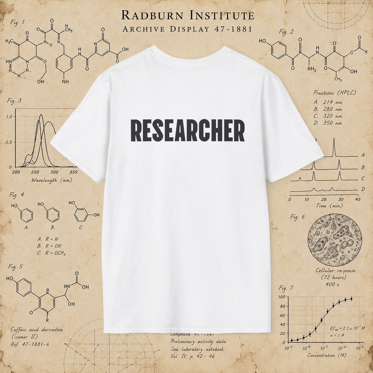 Researcher Identification Garment in white, shown in a styled product or model view | color:White