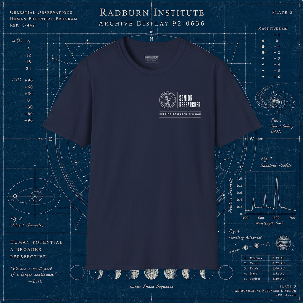 Senior Researcher Identification Garment in navy, shown in a product or model view | color:Navy