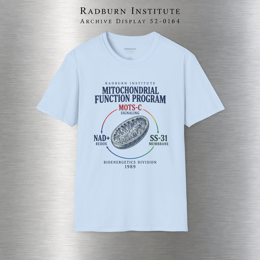 Mitochondrial Function Program in light blue, shown in a product or model view | color:Light_Blue