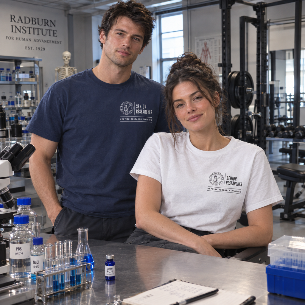 Senior Researcher Identification Garment in navy, shown in a product or model view | color:Navy