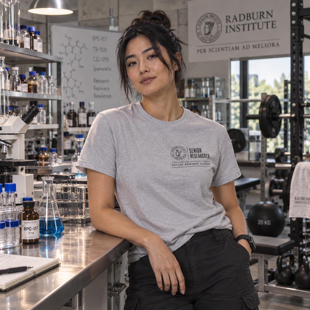 Senior Researcher Identification Garment in sport grey, shown in a product or model view | color:Sport_Grey