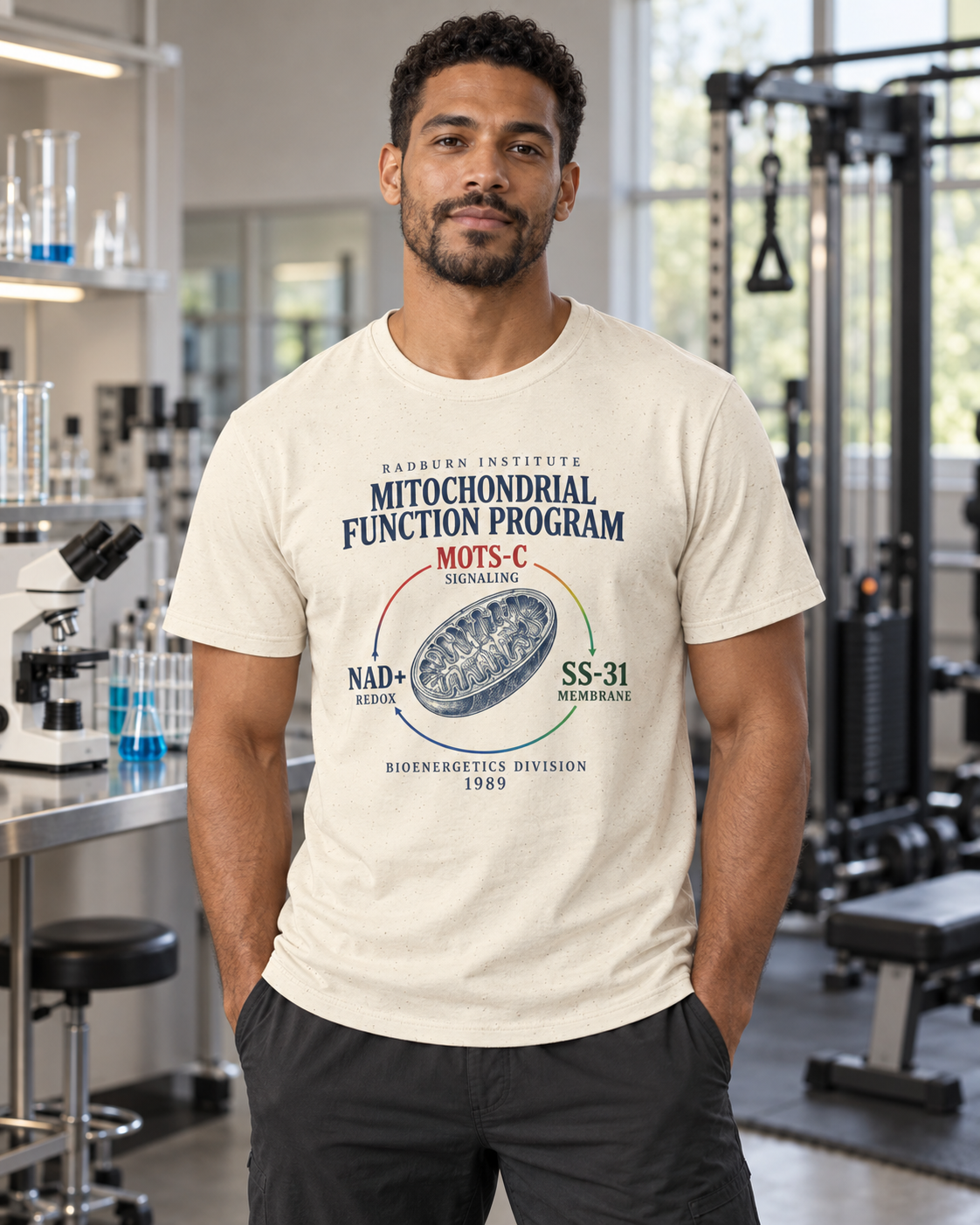 Mitochondrial Function Program in natural, shown in a product or model view | color:Natural