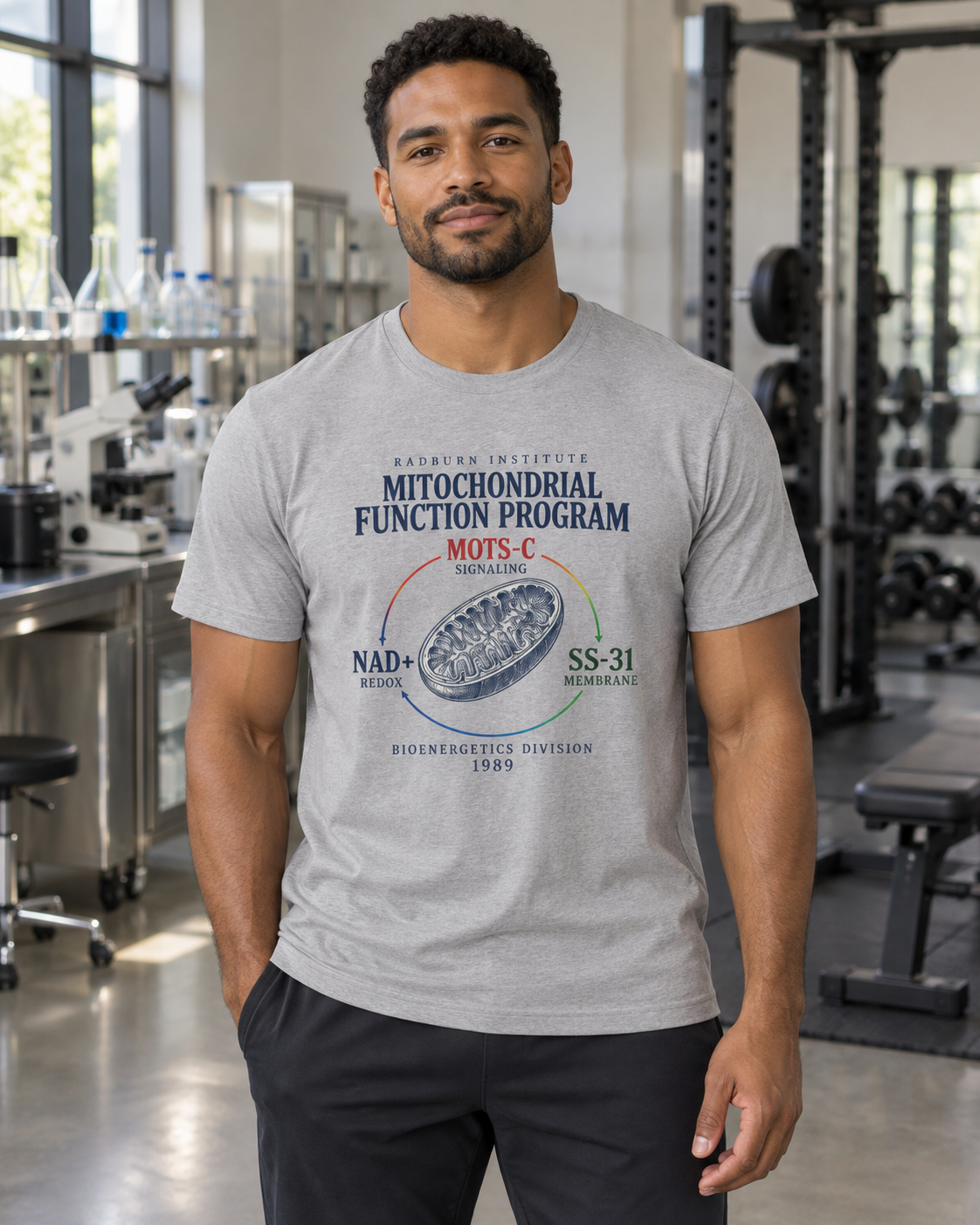 Mitochondrial Function Program in sport grey, shown in a product or model view | color:Sport_Grey