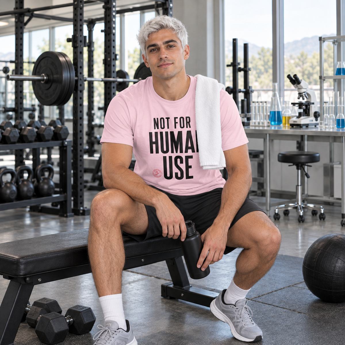 NOT FOR HUMAN USE Garment in light pink, shown in a product or model view | color:Light_Pink