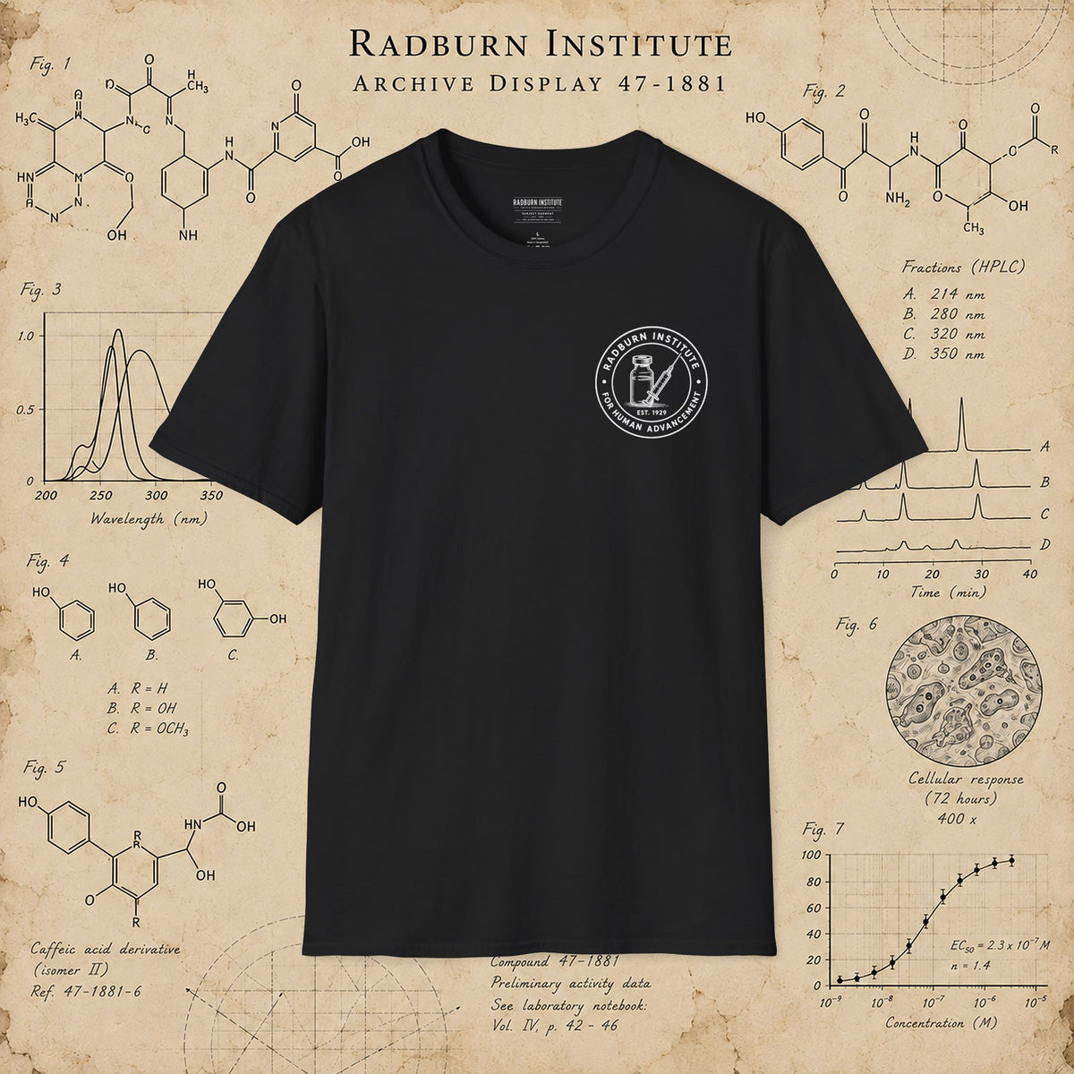 Researcher Identification Garment in black, shown in a styled product or model view | color:Black