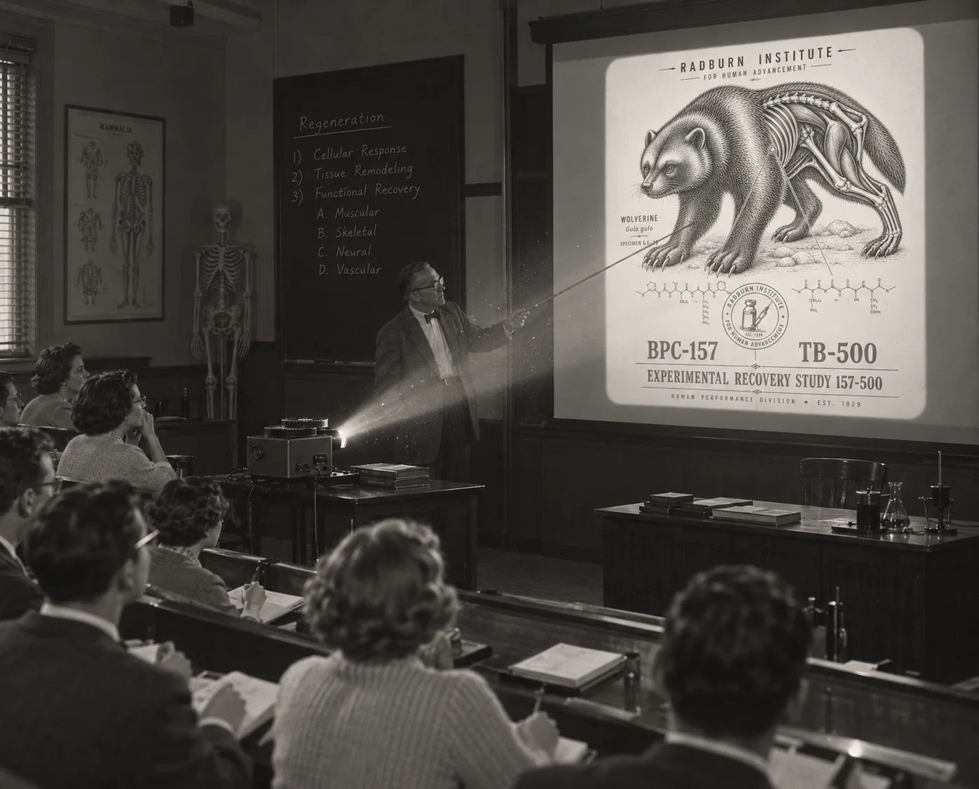 Radburn lecture on experimental recovery research involving specimen G.G.-29
