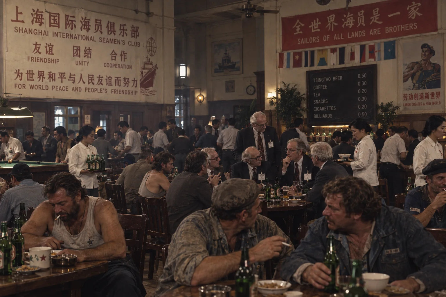 World Peptide Conference participants at the Shanghai International Seamen's Club